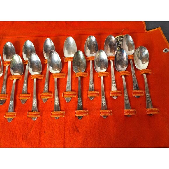 R&B A1  Spoons & Forks Kitchenware Vintage Silver Plated 26 Pieces - Picture 4 of 16